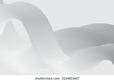 la forma de lombrices de línea curva sobre fondo gris degradado arte moderno se puede usar para el diseño de paquetes de productos de portada de cuaderno diseño de etiquetas de alimentos y bebidas publicidad de afiche de pancarta de vectores de vectores de sitios web.