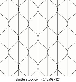 Curve linear vector pattern, repeating linear abstract. pattern is on swatch panel.