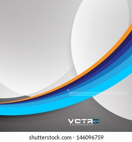 Curve Lines Modern Design Background