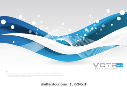Curve Lines Modern Design Template - eps10 Background