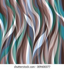 curve lines vector, colorful zebra pattern