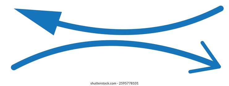 curve Long arrow icon. long arrow vector. flat style Arrow symbol. arrow on a white background. vector illustration. design eps 10