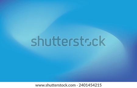 Curve Mesh gradient blur wallpaper. Calm light liquid color of wave blue sea ocean aquatic. Freeze cool winter temperature. Smooth sky vector white, blue, navy, turquoise, aqua template background.