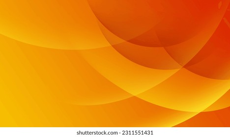 Curve orange background vector. Minimal yellow and orange wave background with simple lines. For posters, banners, and landing page	