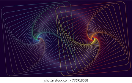curve panel with two goal linking by line