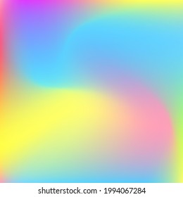 Curve Pastel Multicolor Blurred Design Pic. Water Color Neon Fluid Light Gradient Background. Green Yellow Wavy Liquid Blue Wallpaper. Happy Pink Rainbow Dynamic Purple Swirl Gradient Mesh.