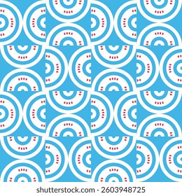 curve pattern of chicago flags. geometric background for decoration. vector illustration