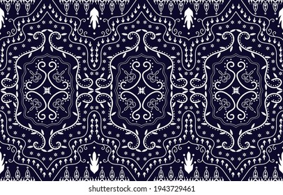 Curve pattern flowing along the line, Fabric pattern, Textile style EP.4.Used to decorate carpets, clothes, shoes, bags, curtains, textiles or other 