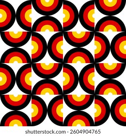 curve pattern of germany flag. geometric background for decoration. vector illustration