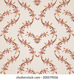 Curve patterned symmetrical lines on the light backgrounds.