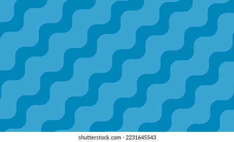 Curve repeat line pattern, graphic abstract retro template, art vector illustration .