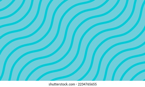Curve repeat line pattern, graphic abstract retro template, art vector illustration .