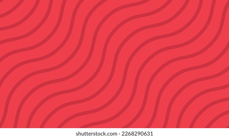 Patrón de línea de repetición de curva, plantilla retro abstracta gráfica, ilustración vectorial de arte.