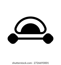 Curve Ruler Icon Vector Symbol Design Illustration