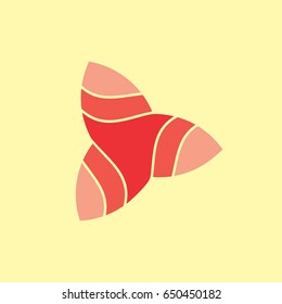 curve shape design logo