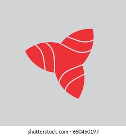 curve shape design logo