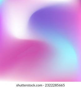 Curve Sky Cold Neon Color Swirl Gradient Mesh. Liquid Vivid Pink Blurred Dynamic Gradient Backdrop. Light Multicolor Wavy Bright Design Pic. Pastel Colorful Water Vibrant Fluid Background.
