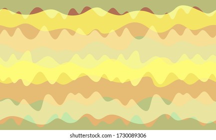 Curve stripes seamless pattern vector graphic design. African fashion textile print. Curve lines wavy stripes wallpaper. Decorative wrapping paper print. Fluid liquid seamless pattern.