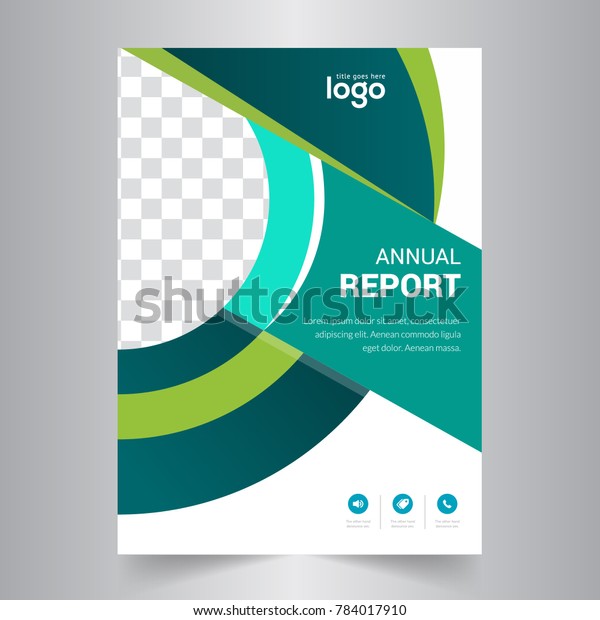 Curve Technology Annual Report Brochure Flyer Stock Vector (Royalty ...