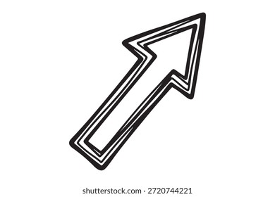 Curva de giro flecha Vector dibujo eps
