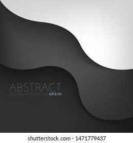 curve vector background overlap layer with space for design