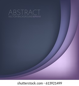 Curve vector background purple and blue premium colour with space for text and message design