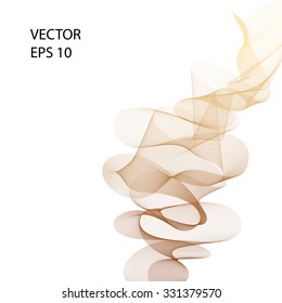 Curve vector color wave abstract background for banner