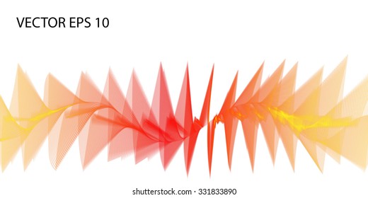 Curve vector color wave abstract background for banner