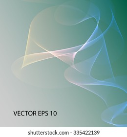 Curve vector color wave abstract background for banner