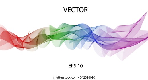 Curve vector color wave abstract background for banner