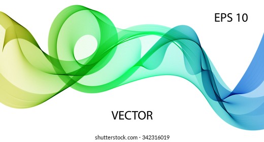 Curve vector color wave abstract background for banner