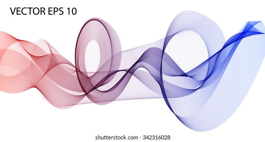 Curve vector color wave abstract background for banner
