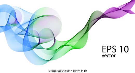 Curve vector color wave abstract background for banner