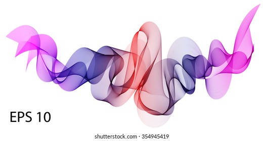 Curve vector color wave abstract background for banner