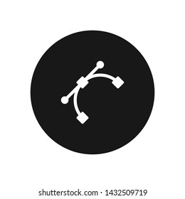Curve vector icon, simple sign for web site and mobile app.