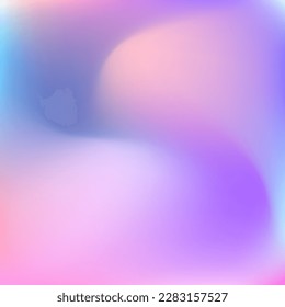 Curve Vibrant Dynamic Fluid Blurry Texture. Vivid Cold Multicolor Neon Sky Swirl Gradient Mesh. Colorful Pink Light Blurred Water Background. Wavy Color Liquid Bright Pastel Gradient Backdrop.