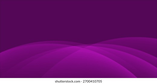 curve and wave gradient purple color abstract background
