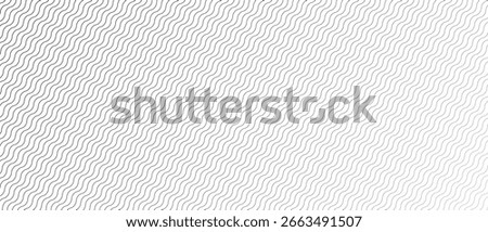 Curve wave seamless pattern. Seamless geometric patterns with abstract wave backgrounds.  Curve wave seamless pattern. Thin line wavy abstract vector. Vector illustration.