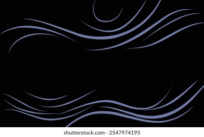 curve waving lines simple elegant design background backdrop