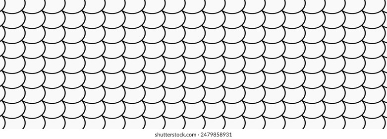 curve  and Wavy line patterns, roof stripes, tiles, fabric, Illustration, vector, wave , background, lines, black and white, banner, website. Arrangement, corn seeds.fish scales.