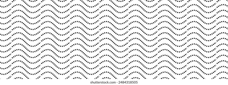 Curve  and Wavy line patterns, roof stripes, tiles, fabric, Illustration, vector, wave , background, lines, black and white, banner, website. Arrangement, dots line.