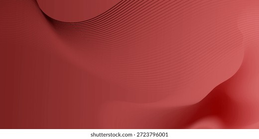 curved 3d shape with dynamic line background. Suit for banner, web, brochure, pamflet, poster and presentation