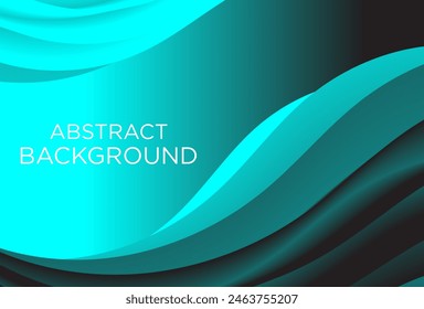 Fondo abstracto curvado con elegantes colores de gradiente líquido