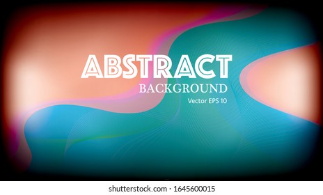  curved abstract background vibrant colors.