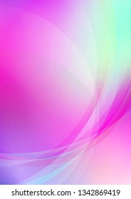 Curved abstract colorful background. Vector Eps10