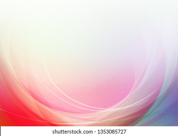 Curved abstract with colorful background. Vector Eps10