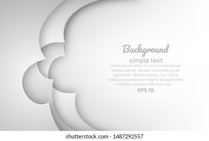 Curved abstract geometric vector background image  