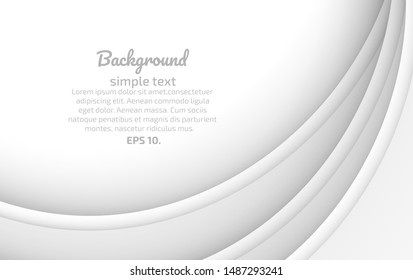 Curved abstract geometric vector background image  