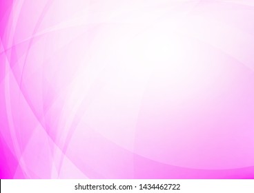 Curved abstract pink background. Vector Eps10