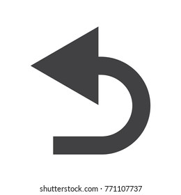 Curved arrow to back